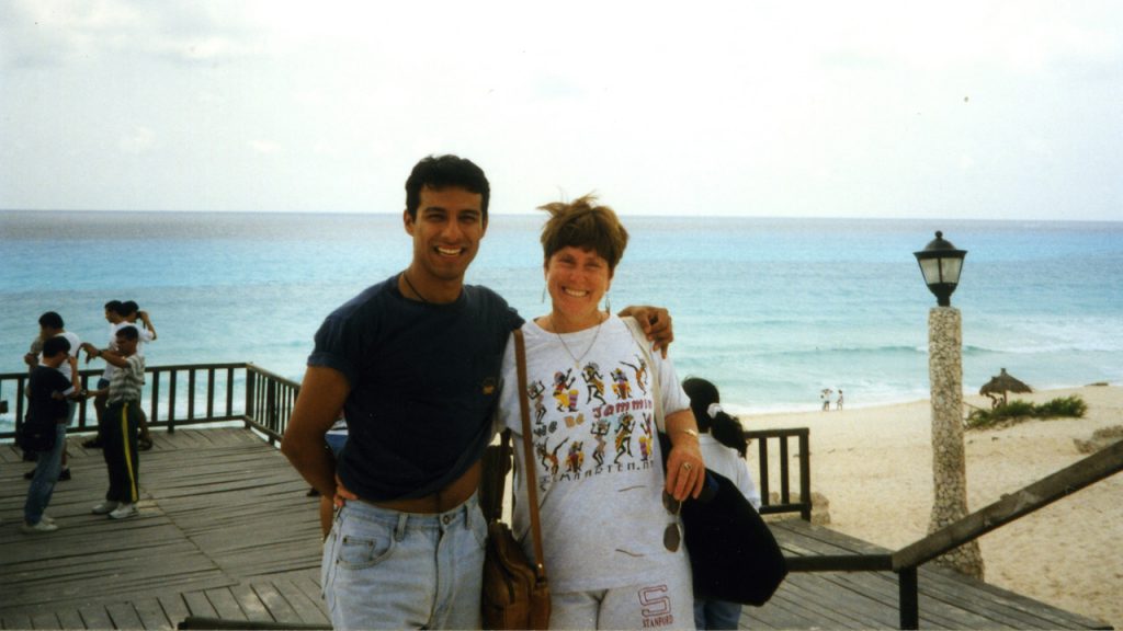 Susie Cashion with Carlos Gonzalez Spain 1997