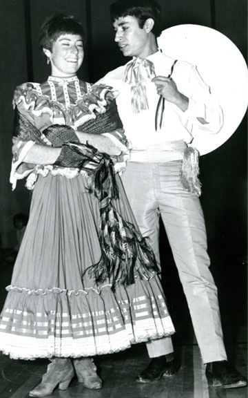 Susie Cashion with Ramón Morones Hillsdale HS 1968