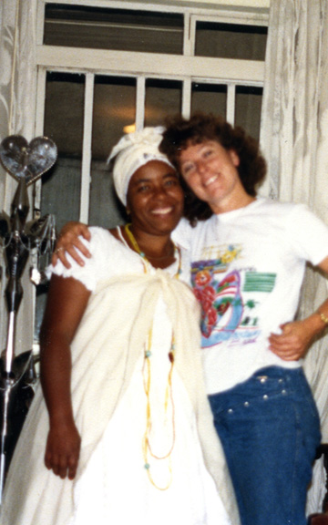 Susie Cashion in Bahia Brazil 1987